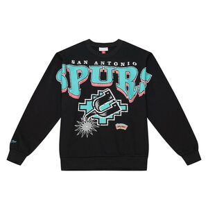 Mitchell & Ness Fashion Fleece Crew San Antonio Spurs